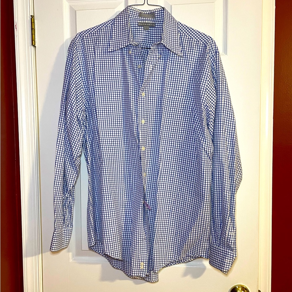 Mens Hathaway Cambridge Twill Button Down Shirt
